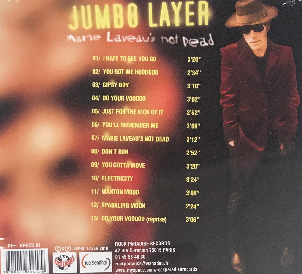 CD - Jumbo Layer - Marie Laveau's Not Dead