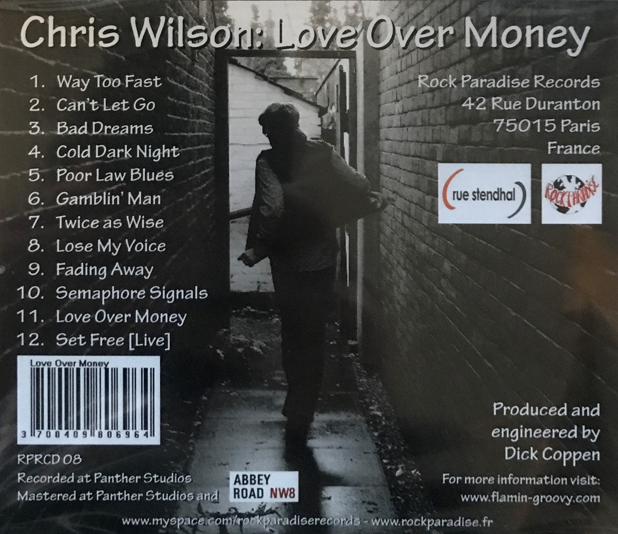 CD - Chris Wilson - Love Over Money