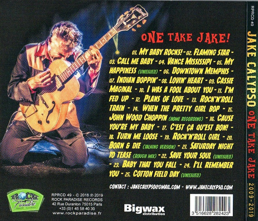 CD - Jake Calypso - One Take Jake