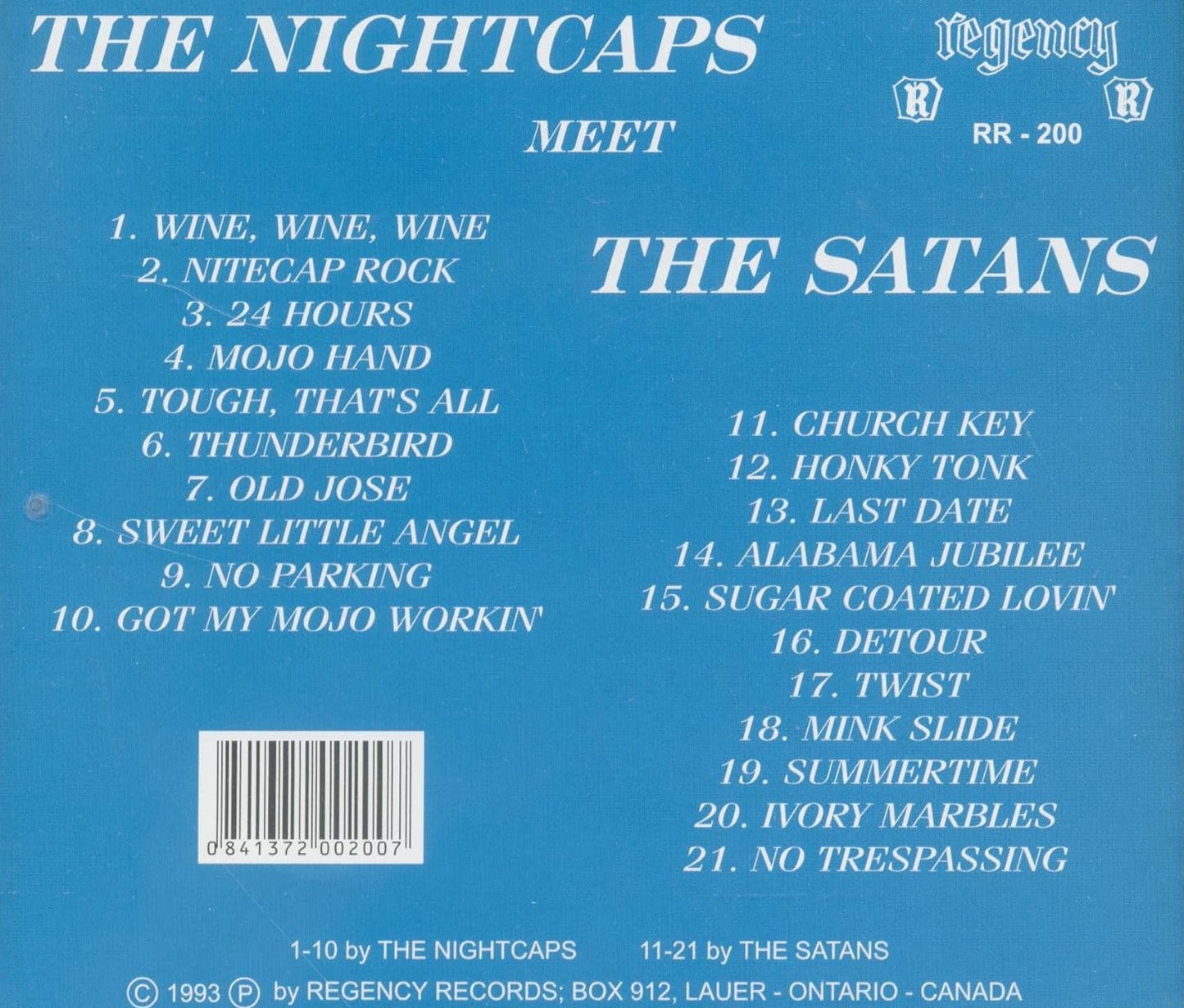 CD - VA - Nightcaps - Meet The Satans