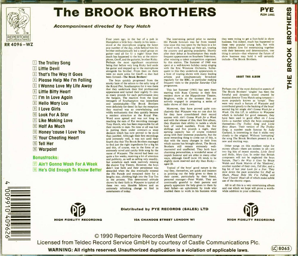 CD - Brook Brothers