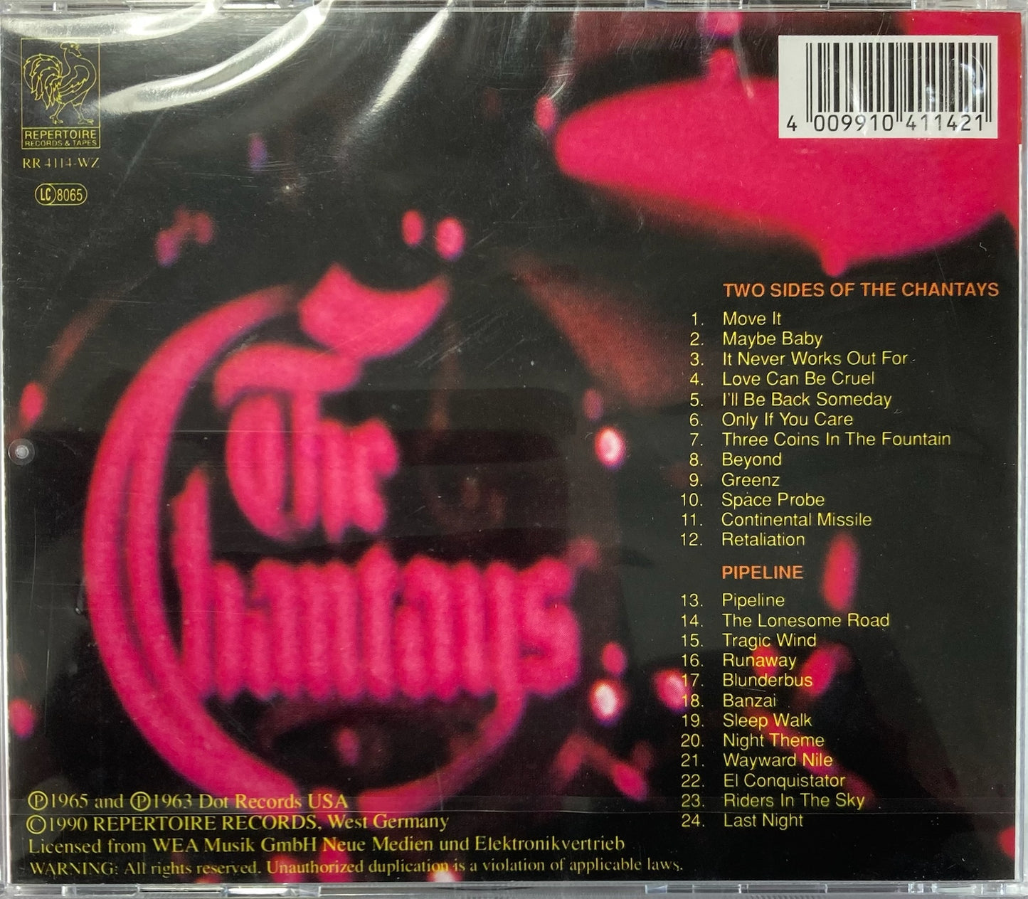 CD - Chantays - Two Sides Of The Chantays & Pipeline