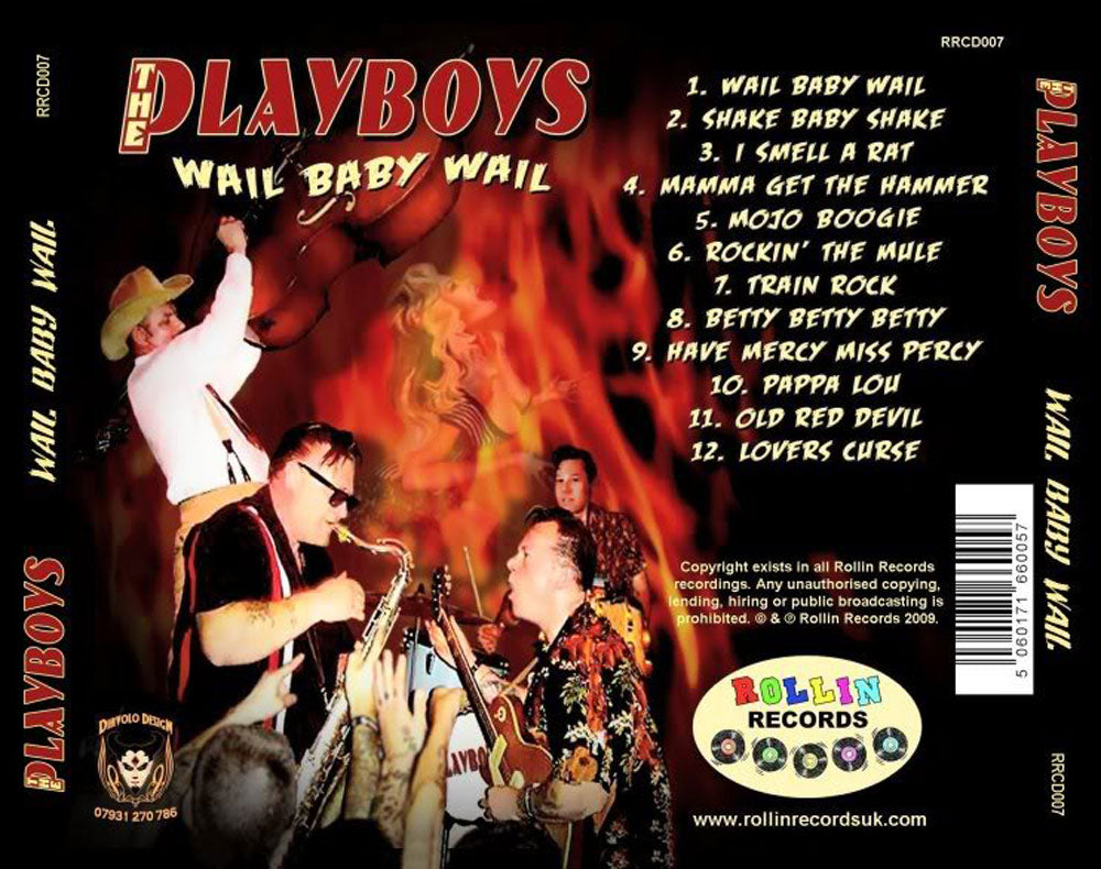 CD - Playboys - Wail Baby Wail