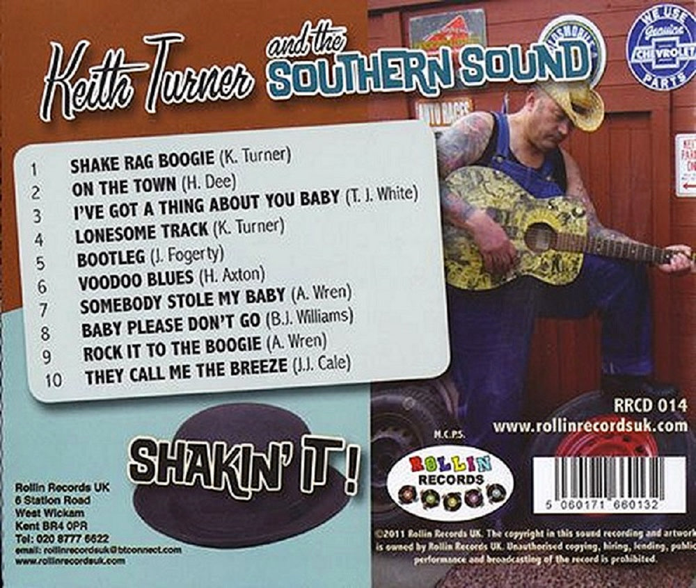 CD - Keith Turner & The Southern Sound - Shakin' It