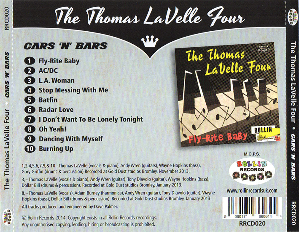 CD - Thomas LaVelle Four - Cars'n'Bars