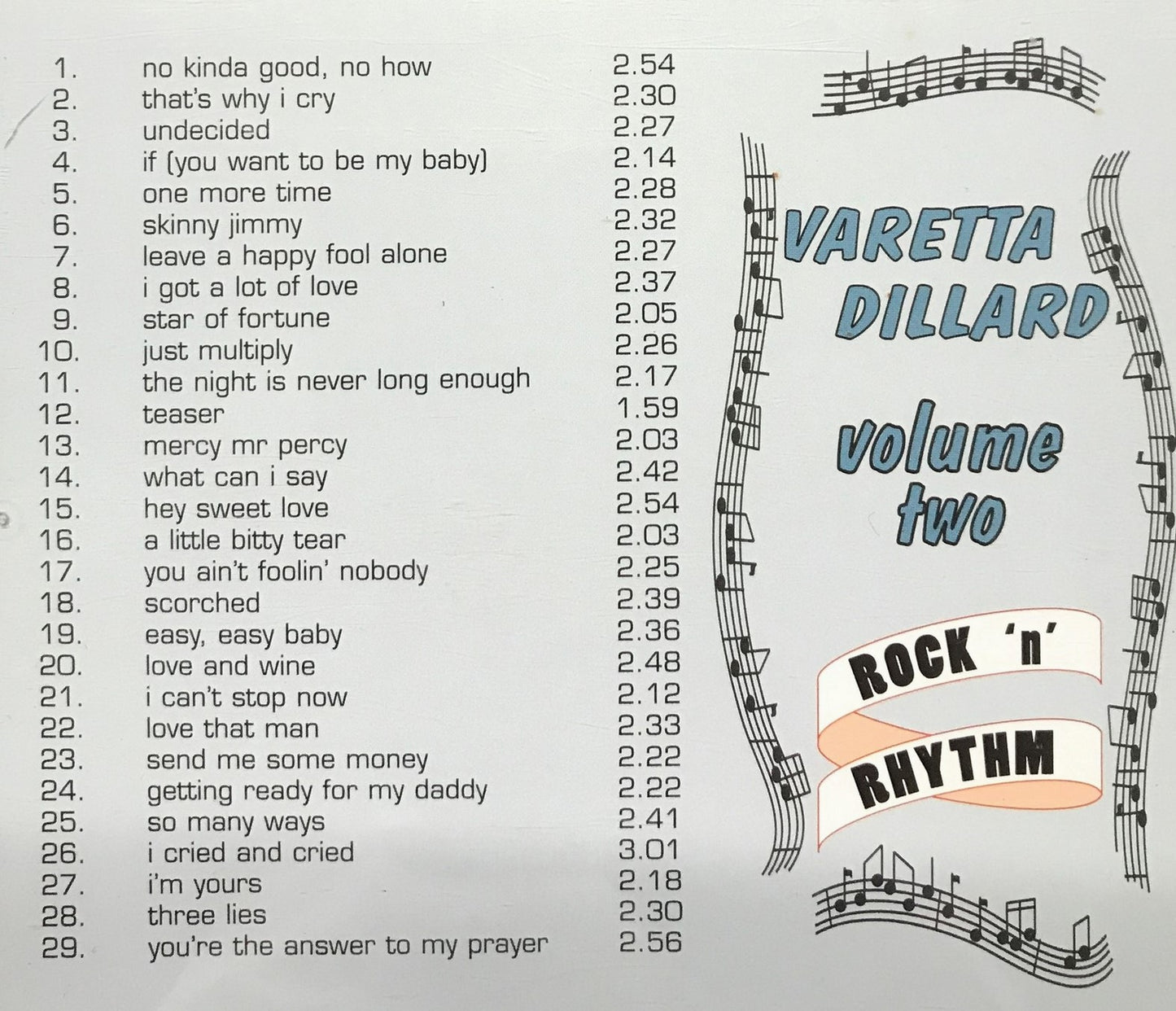 CD - Varetta Dillard - Vol. 2