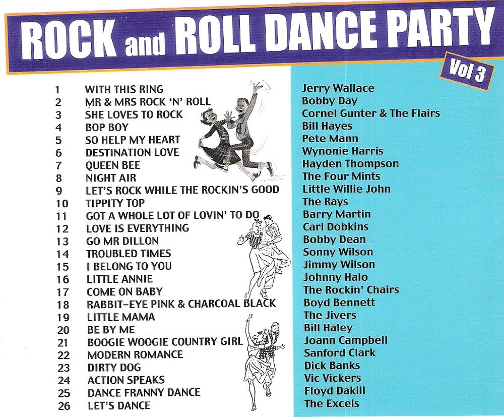 CD - VA - Rock And Roll Dance Party Vol. 3