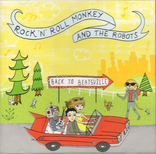 CD - Rock'n'Roll Monkey & The Robots - Back To Beatsville