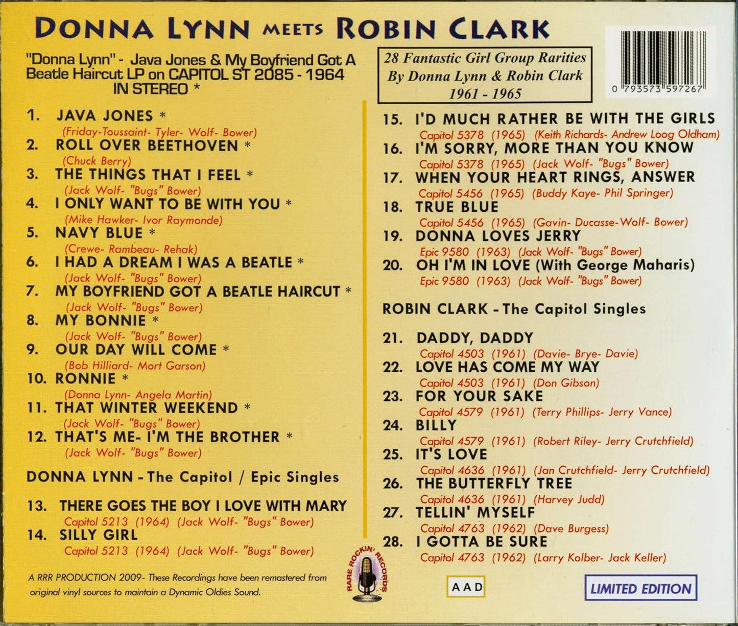 CD - Donna Lynn meets Robin Clark