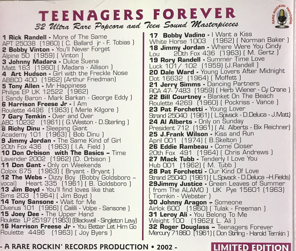 CD - VA - Teenagers Forever Vol. 1