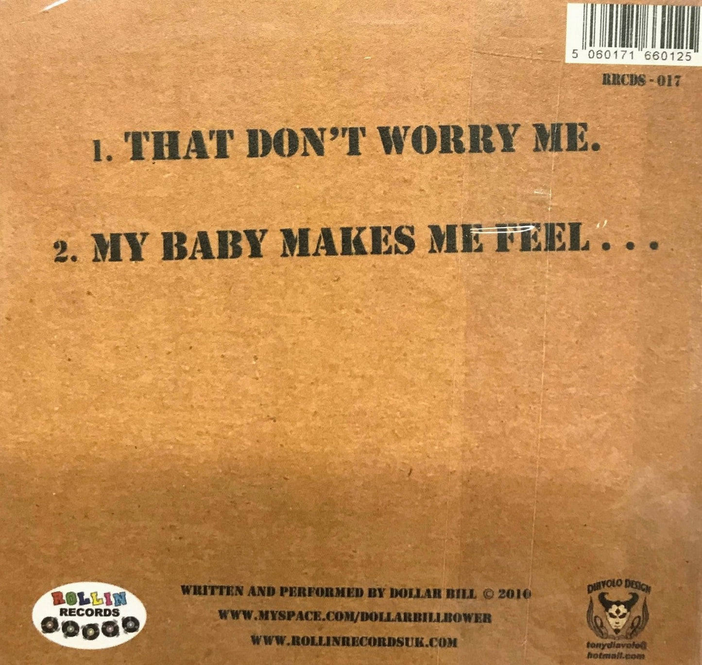 CD-Single - Dollar Bill - That Don't Worry Me - My Baby Makes Me Feel