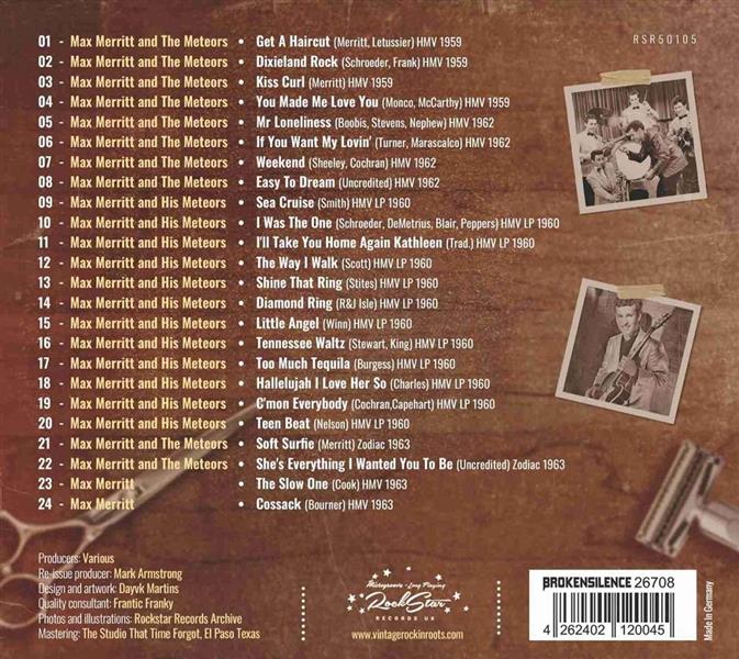 CD - Max Merritt and the Meteors - Get A Haircut - The Complete Recordings 1959-963