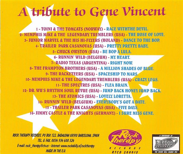 CD - VA - I Sure Miss Gene Vincent