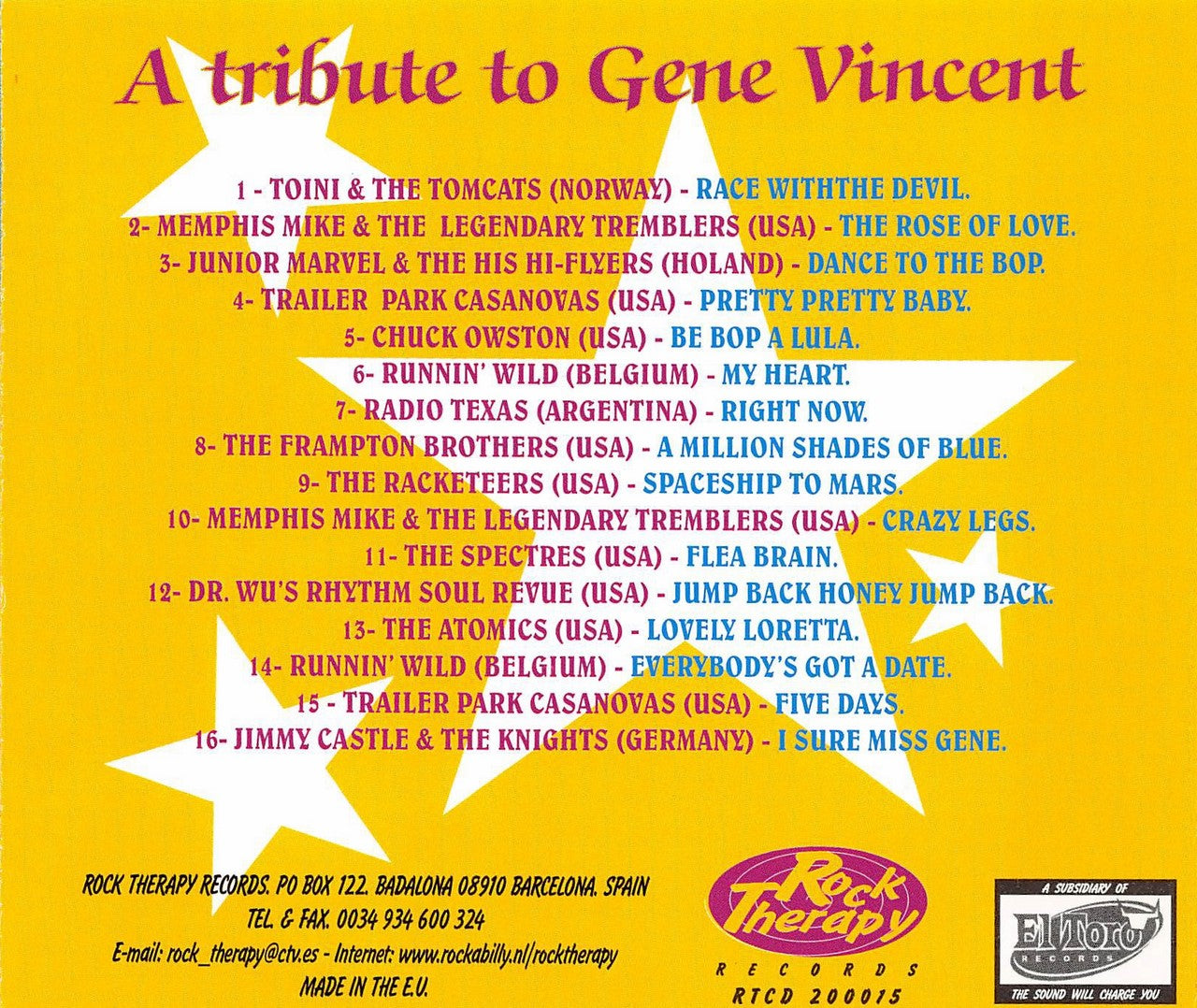 CD - VA - I Sure Miss Gene Vincent