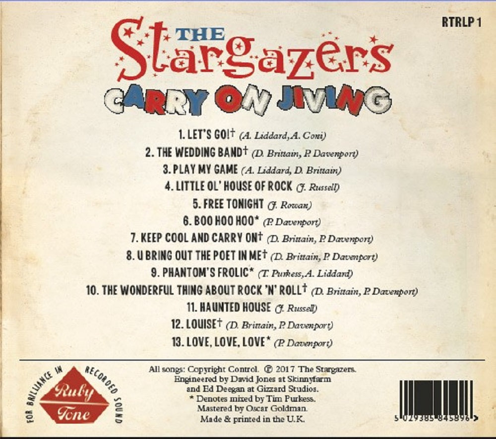 CD - Stargazers - Carry On Jiving