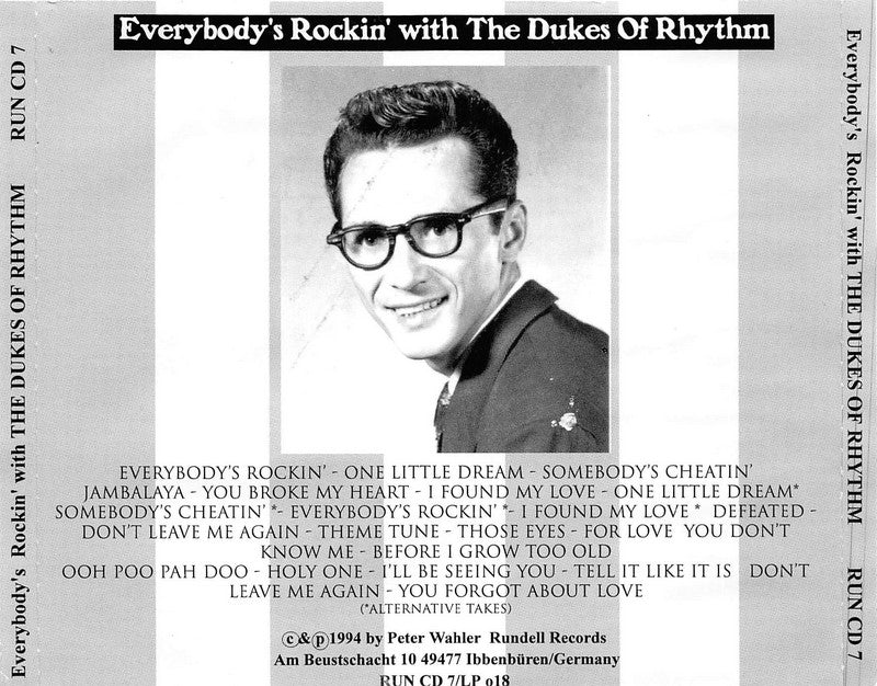 CD - Dukes Of Rhythm - Everybodys Rockin