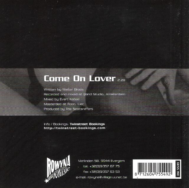 CD-Single - Seatsniffers - Come On Lover (Promo Sp)