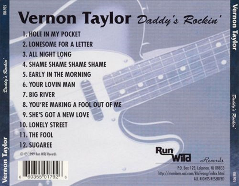 CD - Vernon Taylor - Daddy's Rockin'