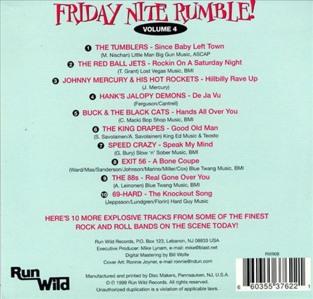 CD - VA - Friday Night Rumble Vol. 4