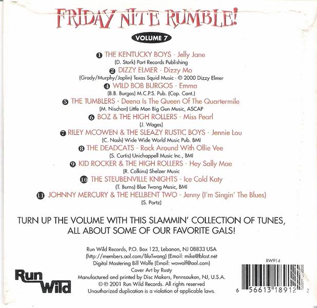 CD - VA - Friday Night Rumble! Vol. 7