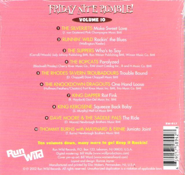 CD - VA - Friday Night Rumble! Vol. 10
