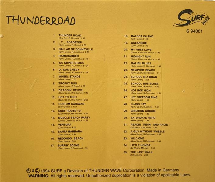 CD - VA - Thunder Road The Super Stocks