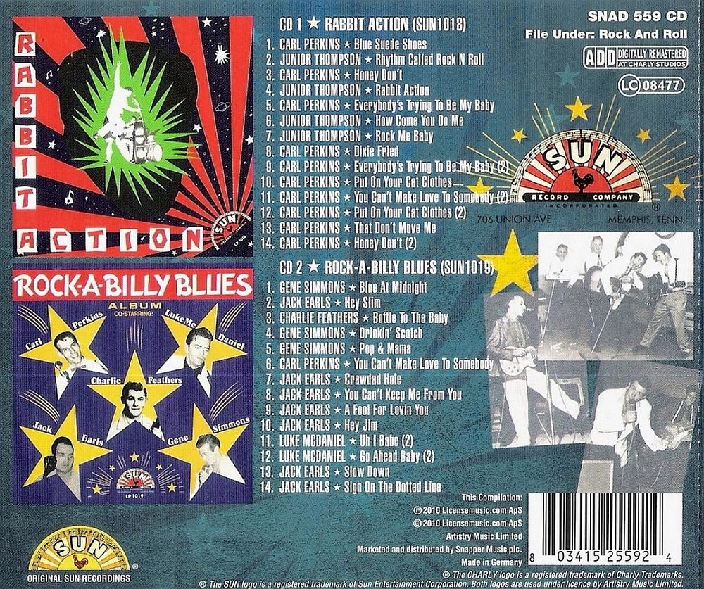 CD-2 - VA - Ding Dong Presents - Rabbit Action & Rock -A-Billy Blues