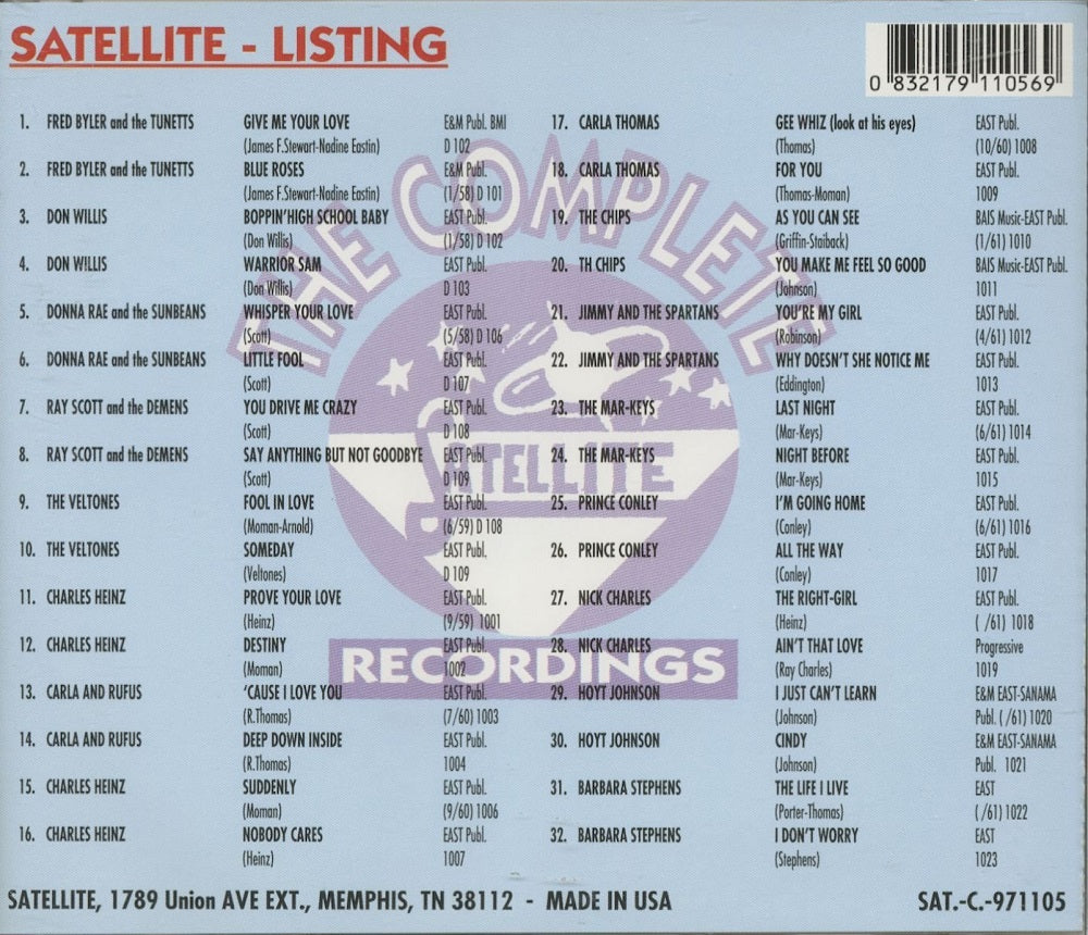 CD - VA - The Complete Satellite Recordings