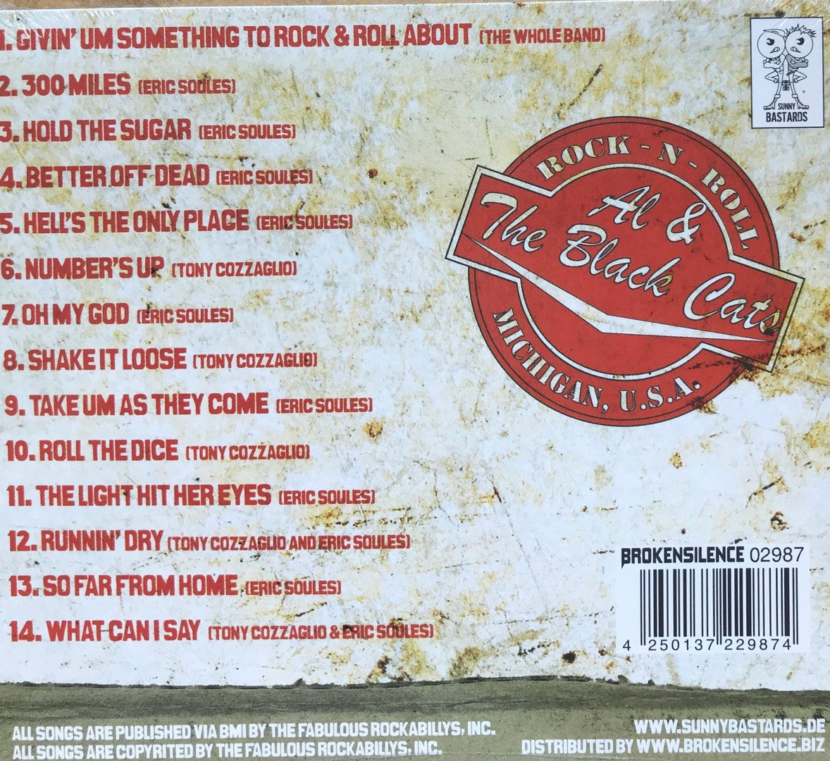 CD - Al & The Black Cats - Givin' Um Something To Rock'n'Roll About