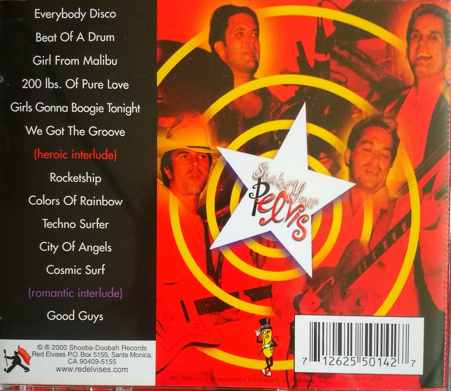 CD - Red Elvises - Shake Your Pelvis