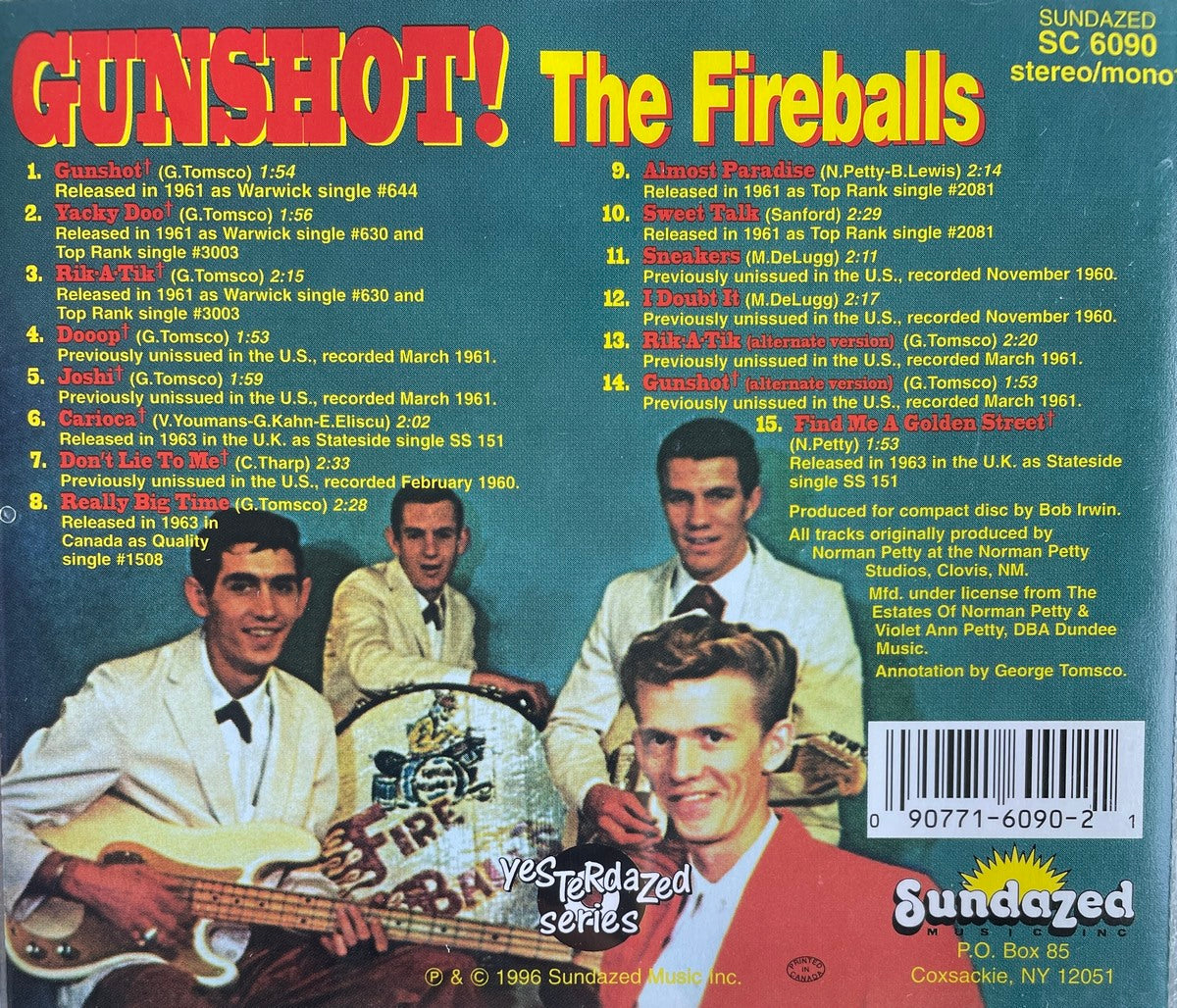 CD - Fireballs - Gunshot!