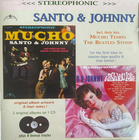 CD - Santo & Johnny - Wish You Love/Mucho