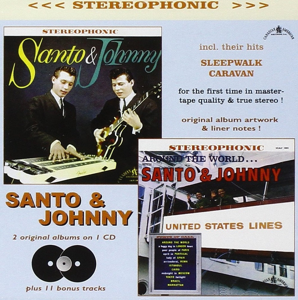 CD - Santo & Johnny - Santo & Johnny/Around The World