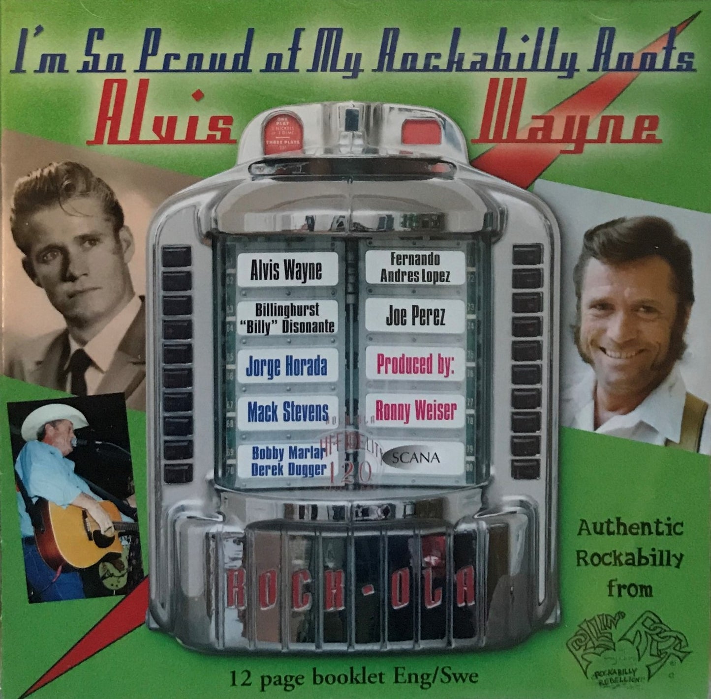 CD - Alvis Wayne - I'm So Proud Of My Rockabilly Roots