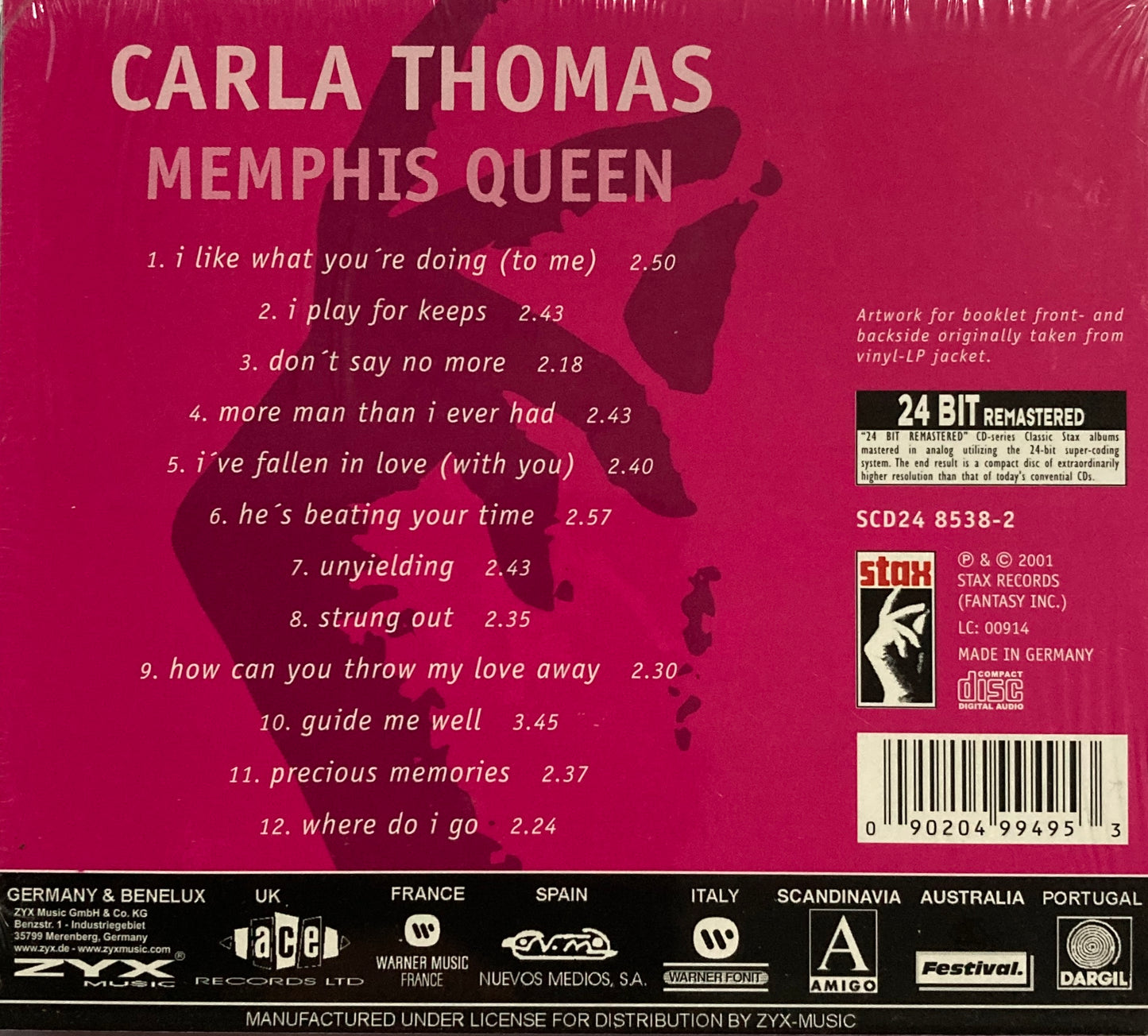 CD - Carla Thomas - Memphis Queen