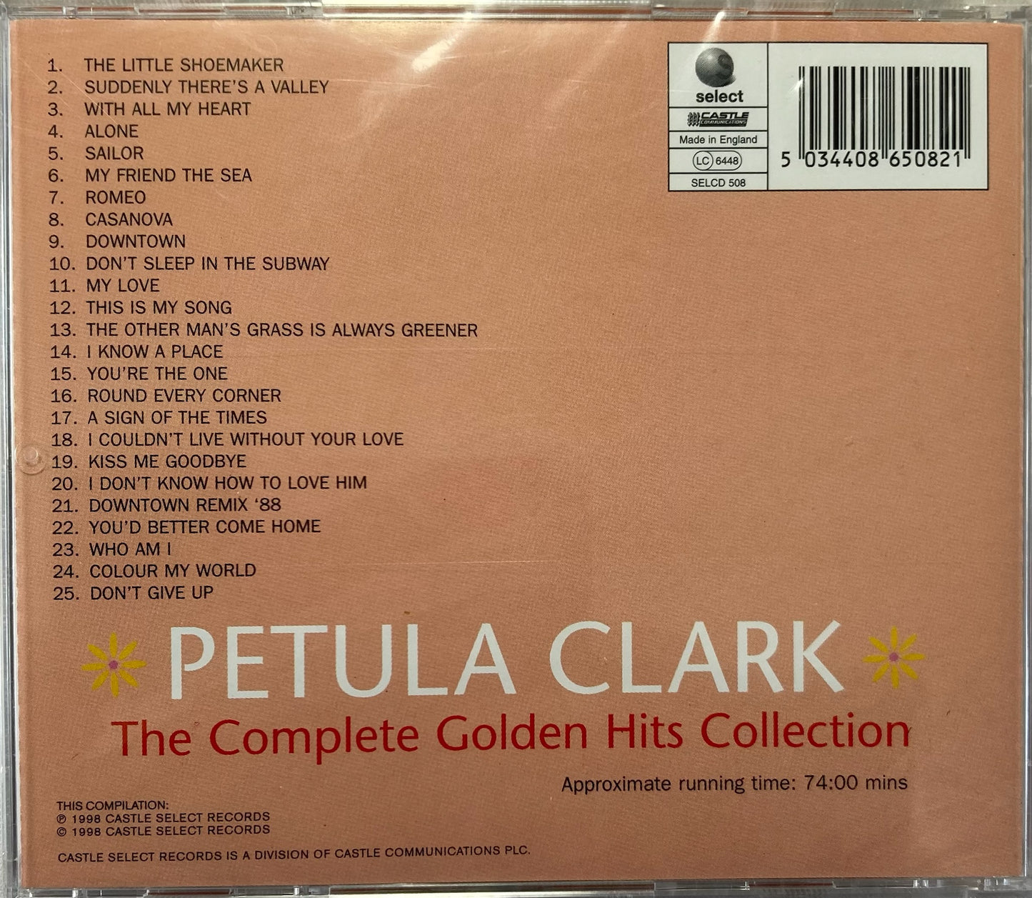 CD - Petula Clark - The Complete Golden Hits Collection