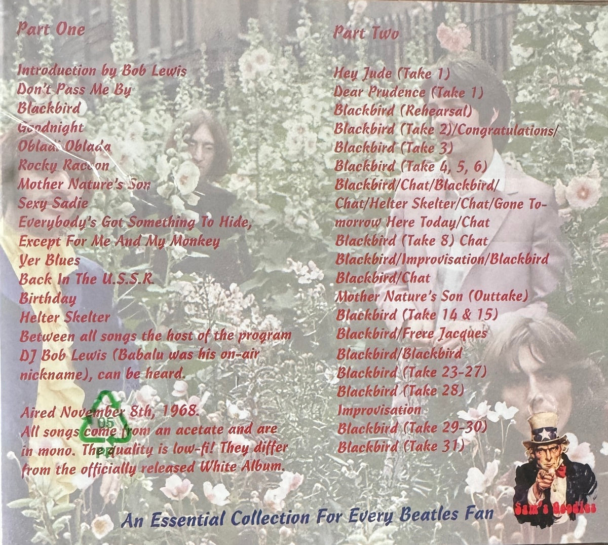 CD - Beatles - 1968 WABC-FM White Album Broadcast