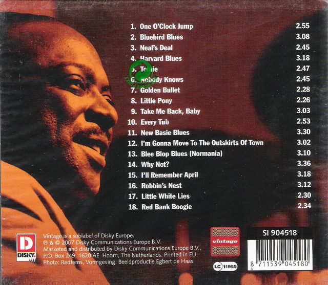 CD - Count Basie - Jumpin' His Legendary Tunes