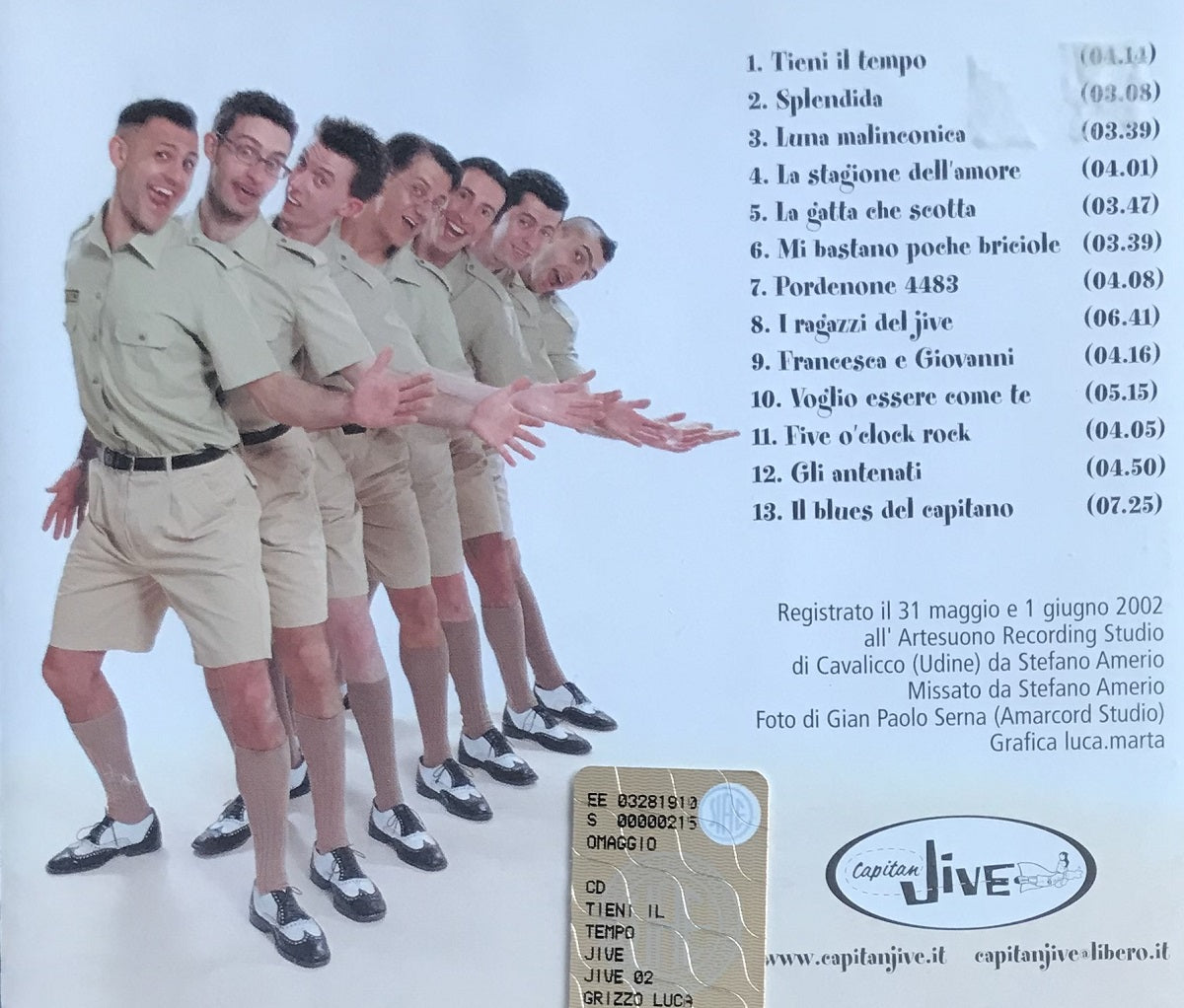 CD - Capitan Jive - Tieni Il Tempo