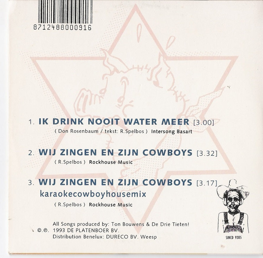 CD-EP - De Drei Tieten! - Cowboy Combeaux