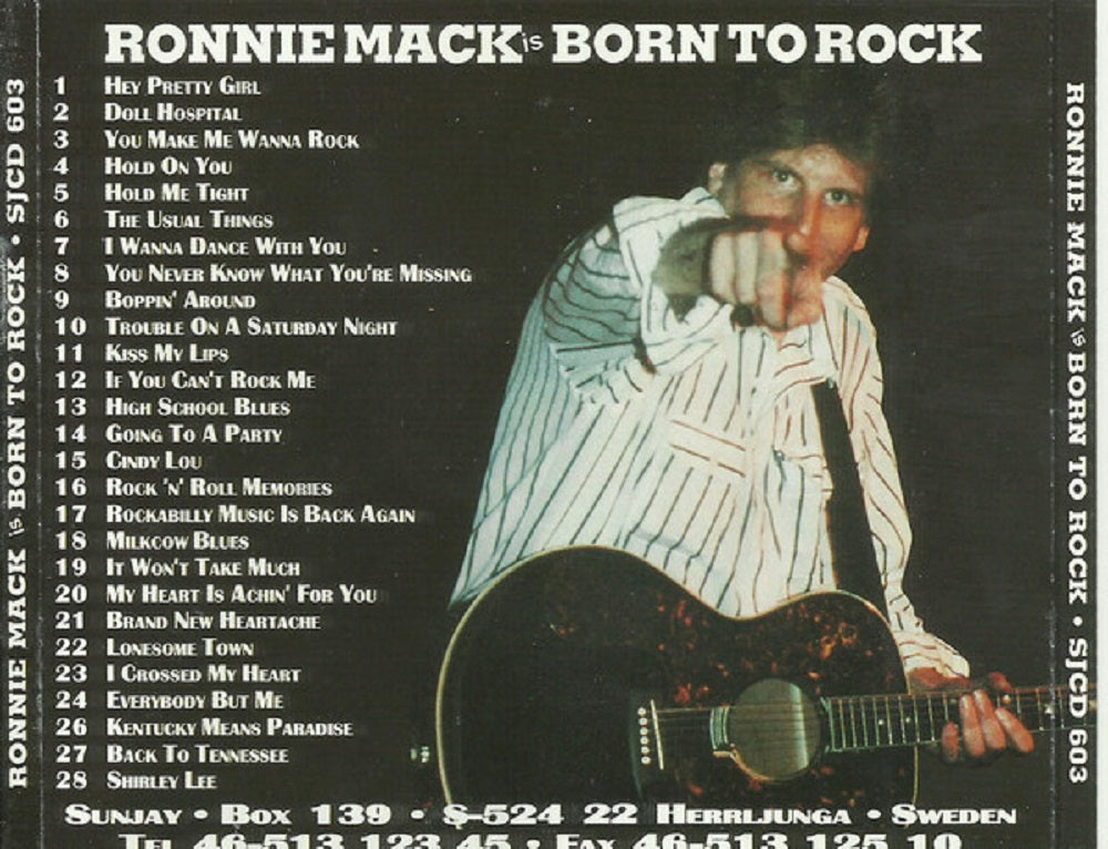 CD - Ronnie Mack - Born To Rock