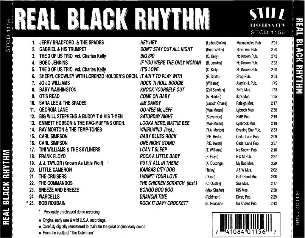 CD - VA - Real Black Rhythm