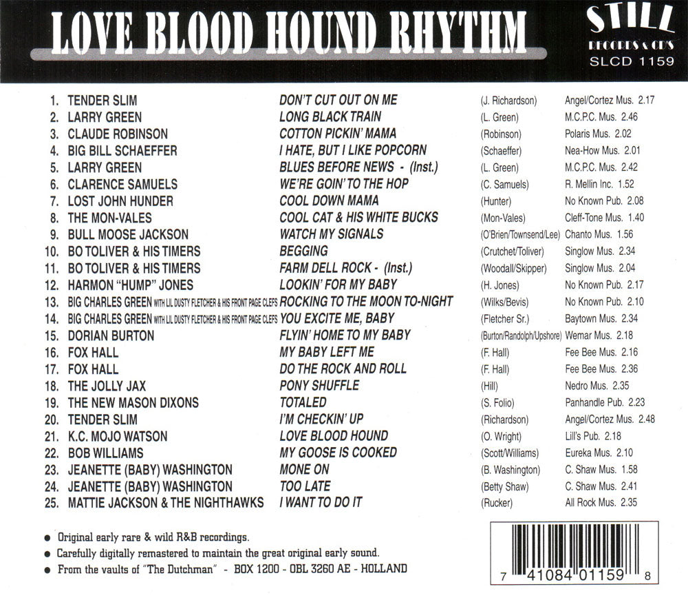 CD - VA - Love Blood Hound Rhythm