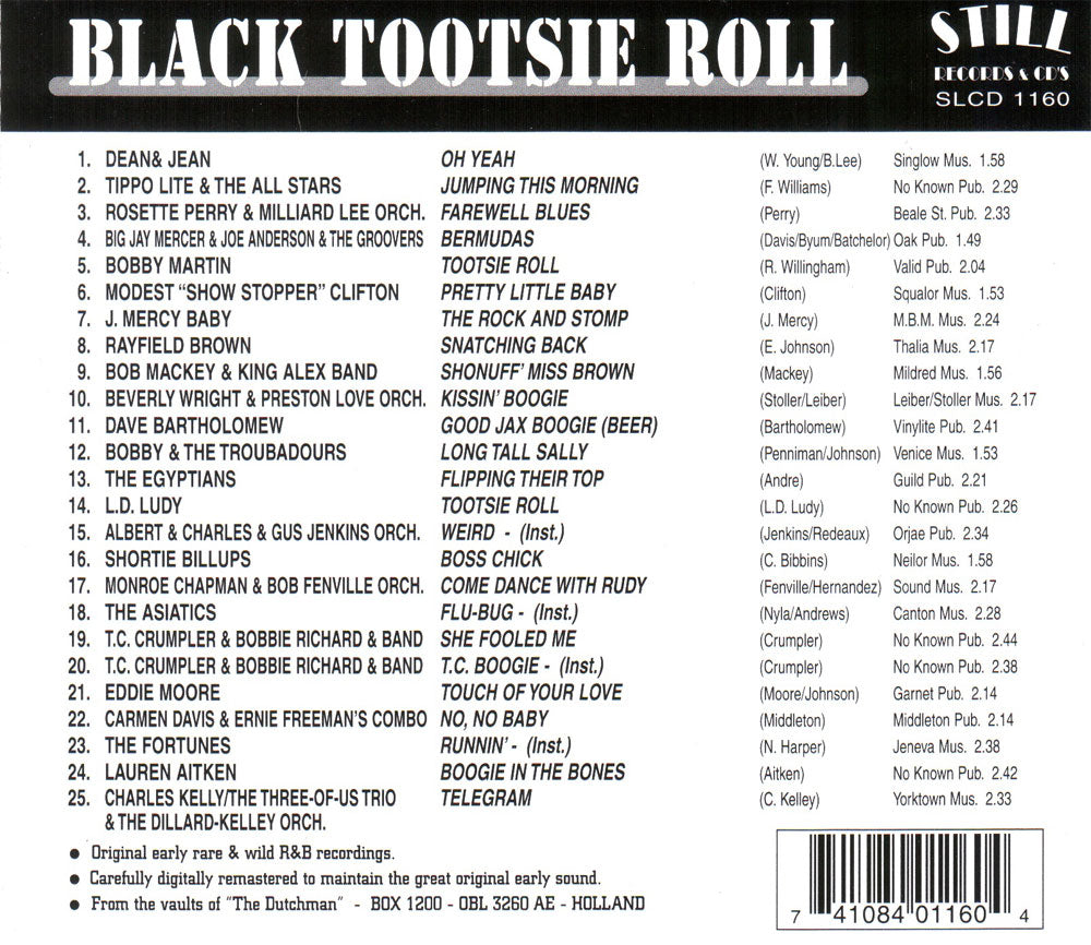 CD - VA - Black Tootsie Roll