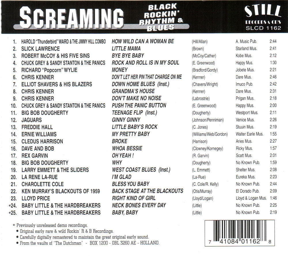 CD - VA - Screaming Black