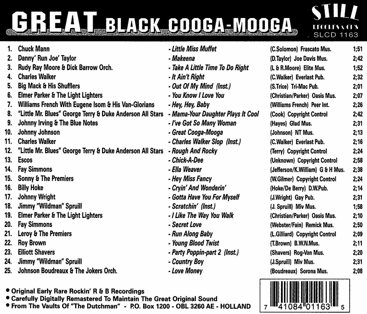 CD - VA - Great Black Cooga-Mooga