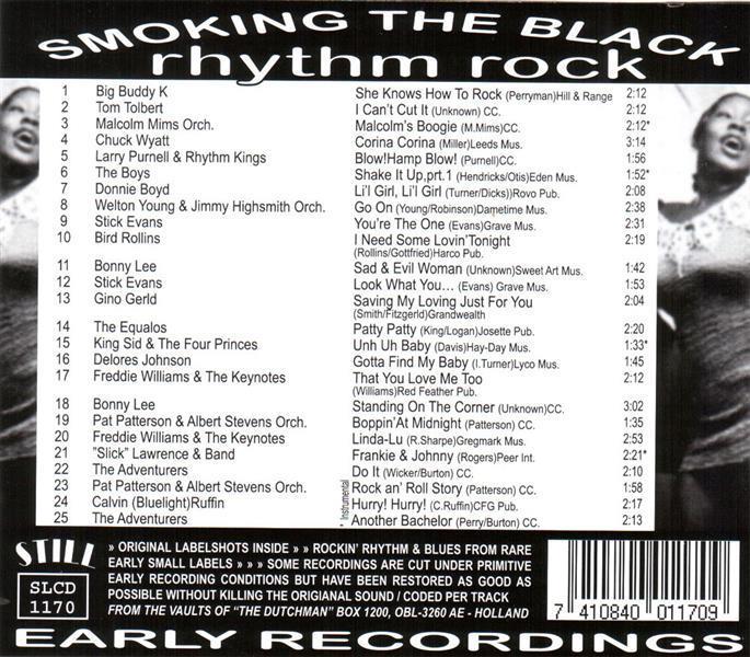 CD - VA - Smoking The Black Rhythm Rock