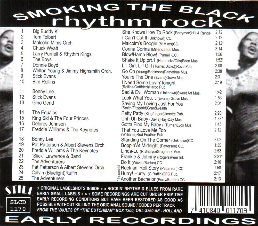 CD - VA - Smoking The Black Rhythm Rock