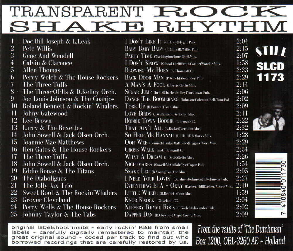 CD - VA - Transparent Shake Rock Rhythm