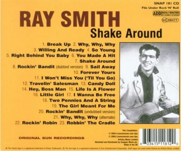 CD - Ray Smith - Shake Around